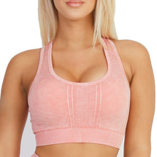 Load image into Gallery viewer, Stretch Coral Sports Bra