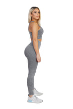 Load image into Gallery viewer, Stretch Pewter Leggings