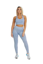 Load image into Gallery viewer, Stretch Dust Blue Leggings